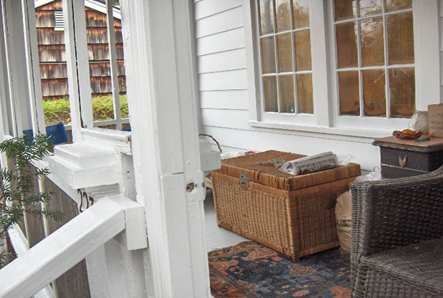 clean porch